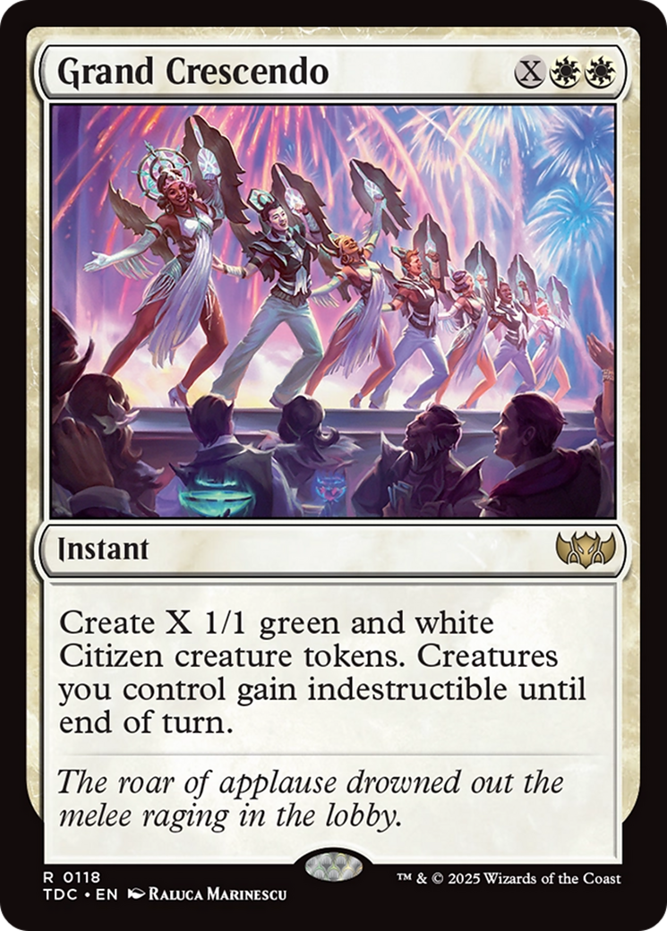 Grand Crescendo (TDC-118) - Tarkir: Dragonstorm Commander