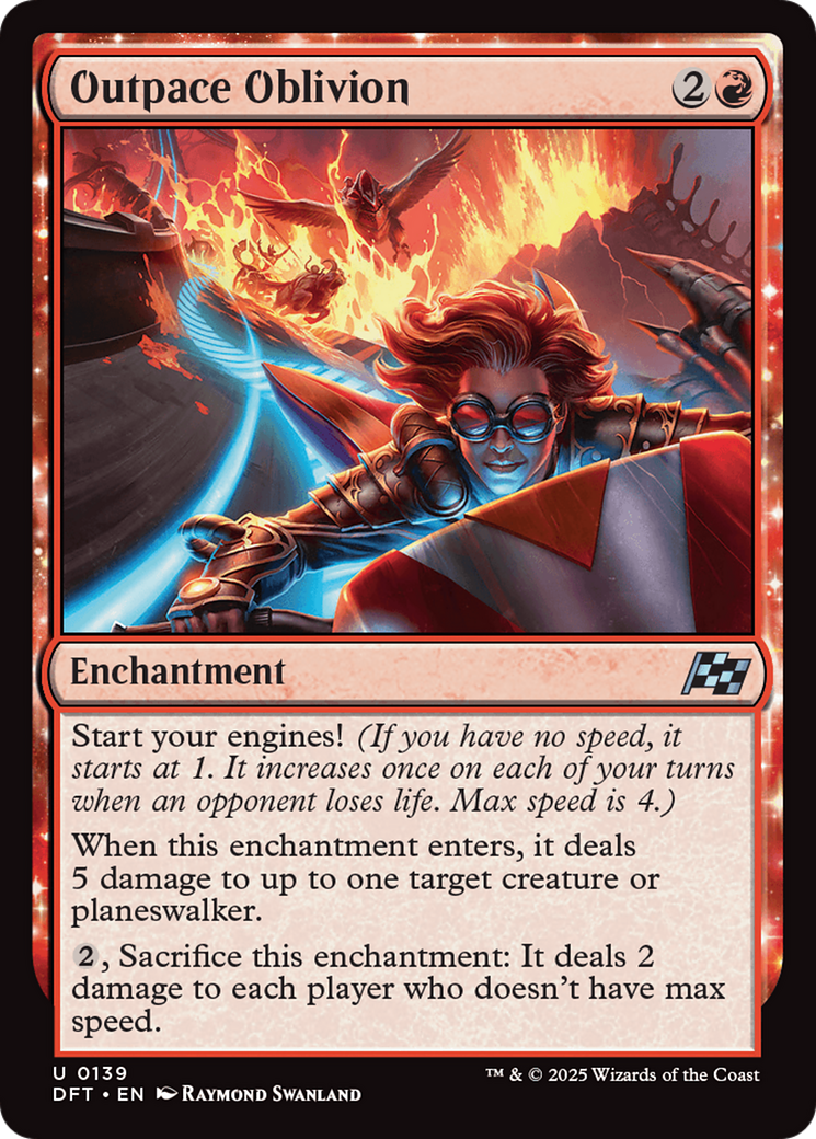 Outpace Oblivion (DFT-139) - Aetherdrift - Premium MTG Single from Wizards of the Coast - Just $0.08! Shop now at Game Crave Tournament Store