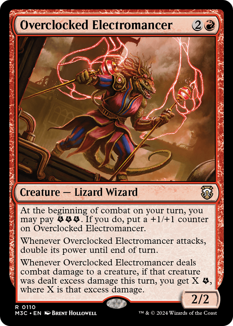 Overclocked Electromancer (M3C-110) - Modern Horizons 3 Commander - Premium MTG Single from Wizards of the Coast - Just $0.25! Shop now at Game Crave Tournament Store
