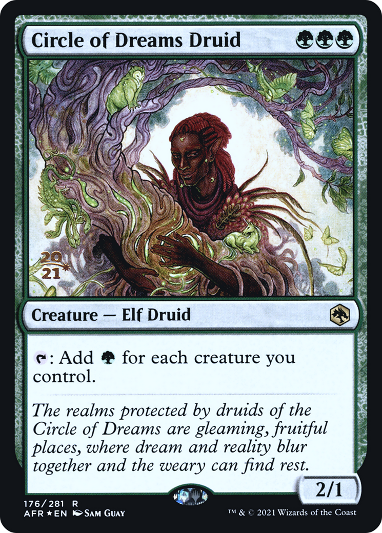 Circle of Dreams Druid (PAFR-176S) - Adventures in the Forgotten Realms Promos Foil