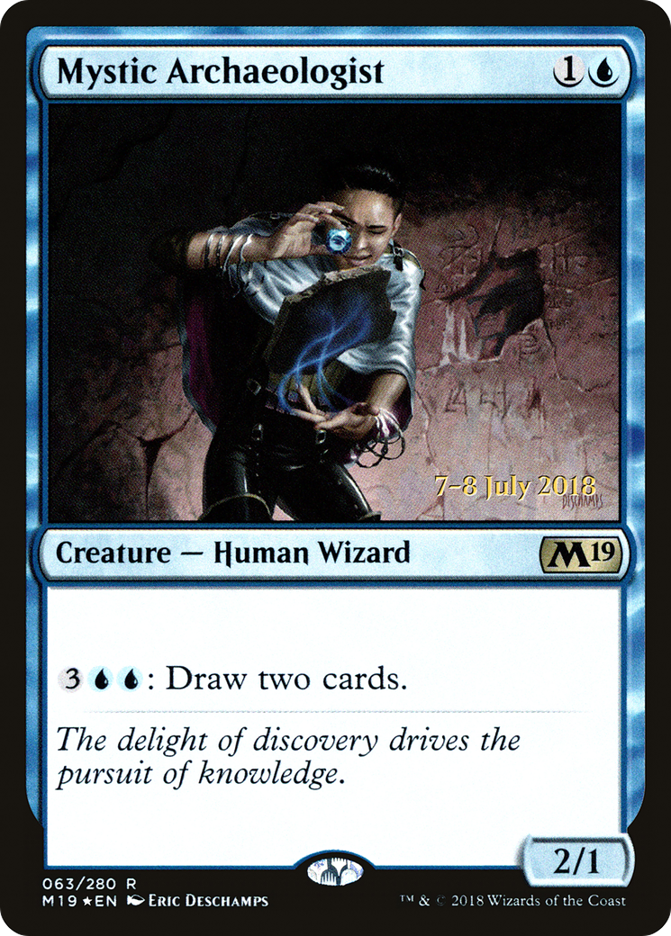 Mystic Archaeologist (PM19-63S) - Core Set 2019 Promos Foil