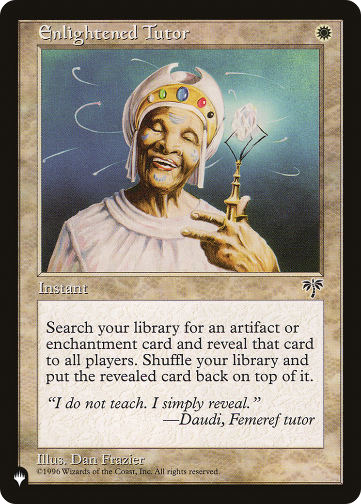 Enlightened Tutor (PLIST-016) - The List