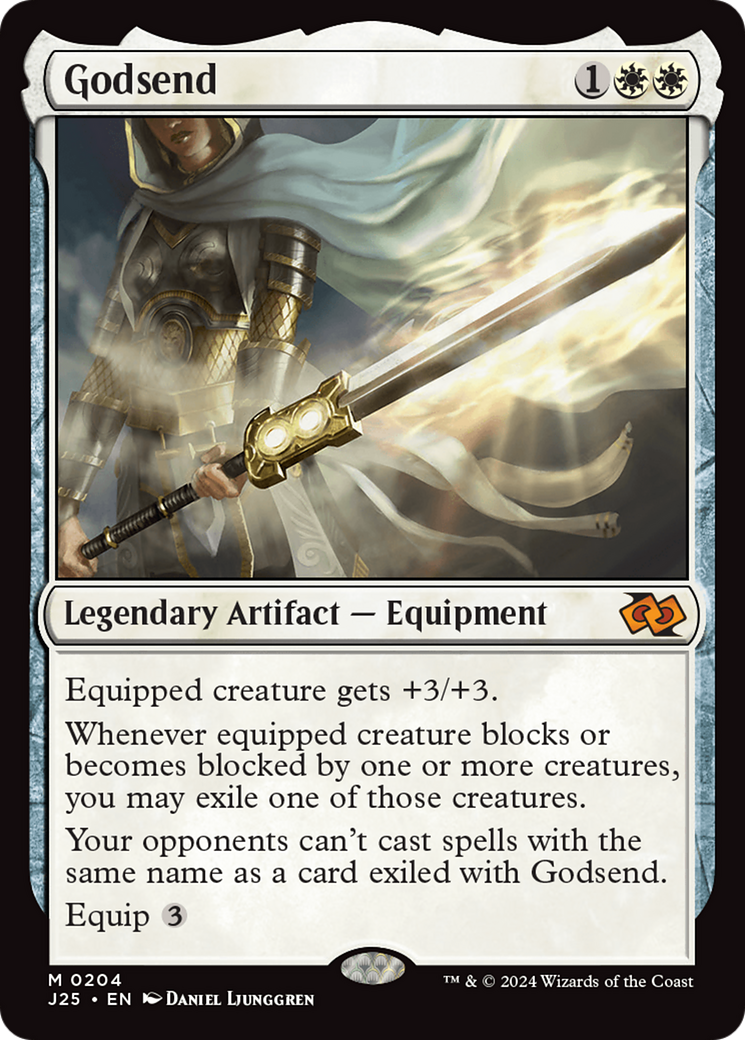 mtg foundations jumpstart exclusive cards Game Crave Tournament Store - Godsend (J25-204)