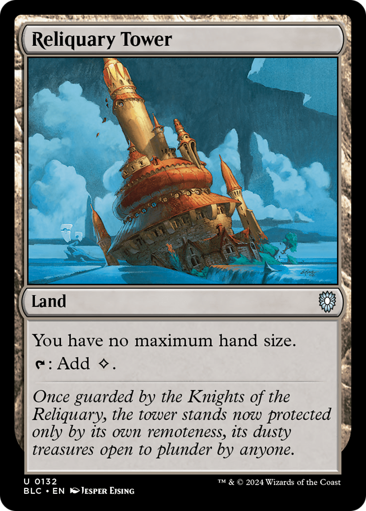 Reliquary Tower (BLC-132) - Bloomburrow Commander - Premium MTG Single from Wizards of the Coast - Just $1.36! Shop now at Game Crave Tournament Store