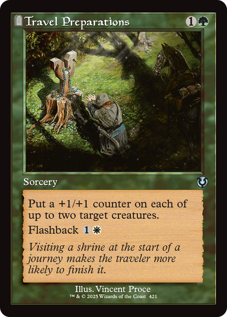 Travel Preparations (Retro Frame) (-421) - Innistrad Remastered Foil - Premium MTG Single from Wizards of the Coast - Just $0.51! Shop now at Game Crave Tournament Store