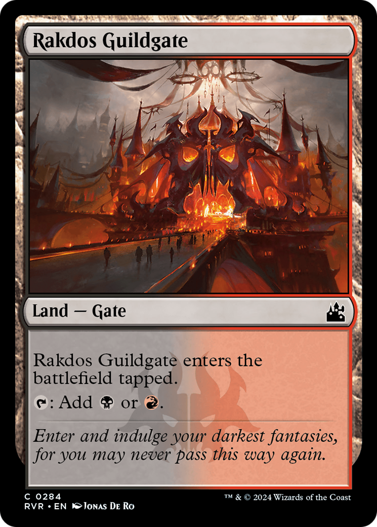 Rakdos Guildgate (RVR-284) - Ravnica Remastered - Premium MTG Single from Wizards of the Coast - Just $0.25! Shop now at Game Crave Tournament Store