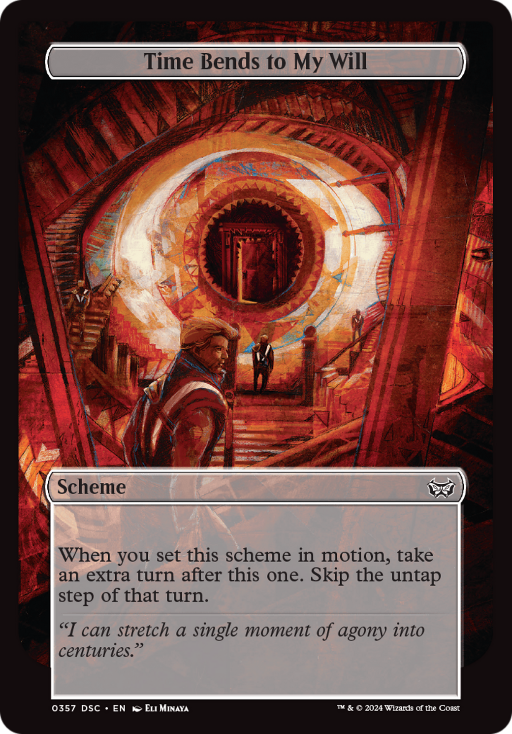 Time Bends to My Will (DSC-357) - Duskmourn: House of Horror Commander - Premium MTG Single from Wizards of the Coast - Just $0.25! Shop now at Game Crave Tournament Store