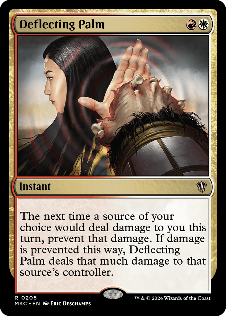 Deflecting Palm (MKC-205) - Murders at Karlov Manor Commander - Premium MTG Single from Wizards of the Coast - Just $1.20! Shop now at Game Crave Tournament Store
