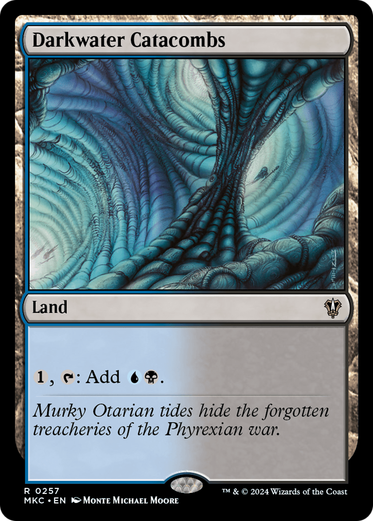 Darkwater Catacombs (MKC-257) - Murders at Karlov Manor Commander - Premium MTG Single from Wizards of the Coast - Just $0.25! Shop now at Game Crave Tournament Store