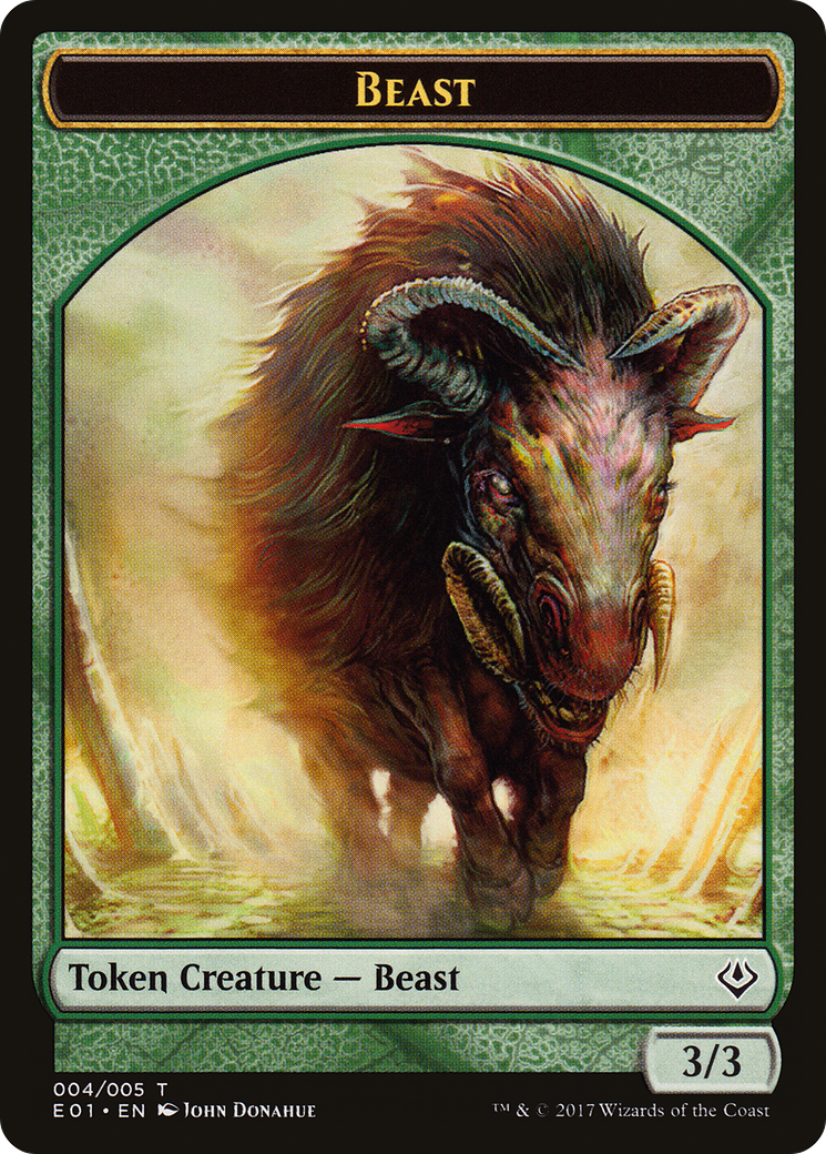 Beast (TE01-004) - Archenemy: Nicol Bolas Tokens