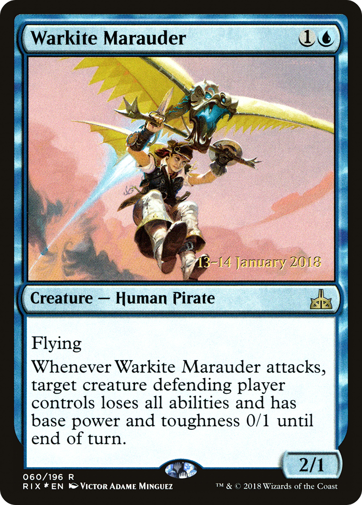 Warkite Marauder (PRIX-60S) - Rivals of Ixalan Promos Foil