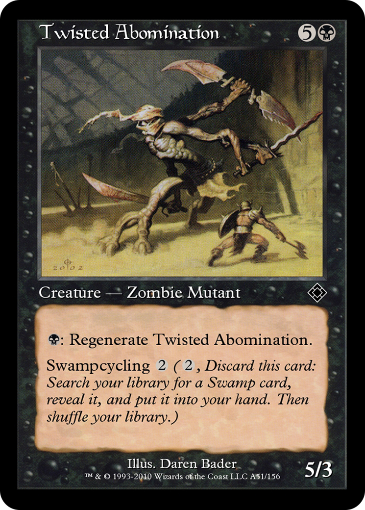 Twisted Abomination (TD0-A51) - Magic Online Theme Decks