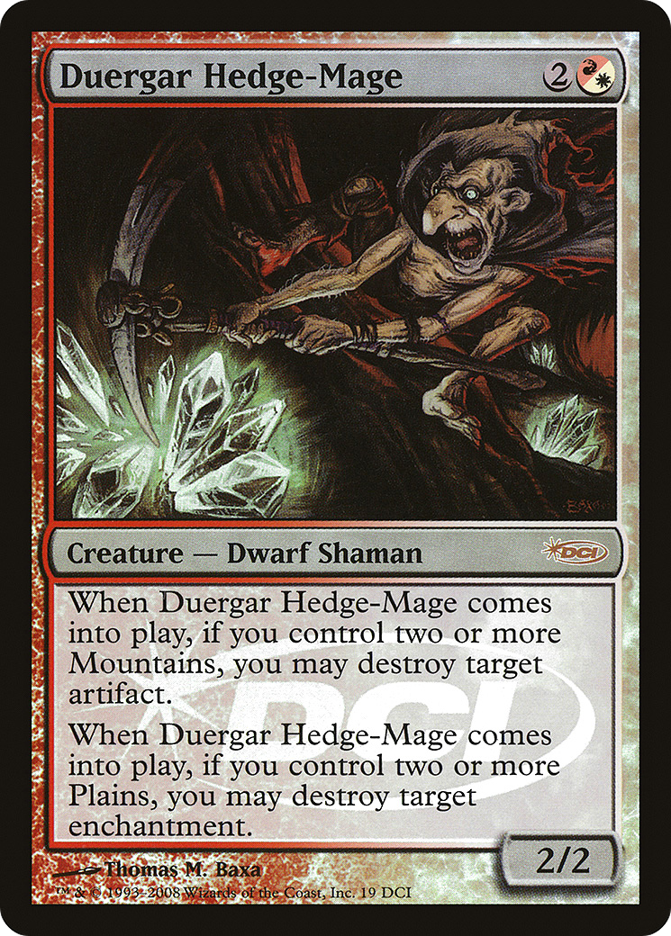 Duergar Hedge-Mage (PDCI-019) - DCI Promos Foil