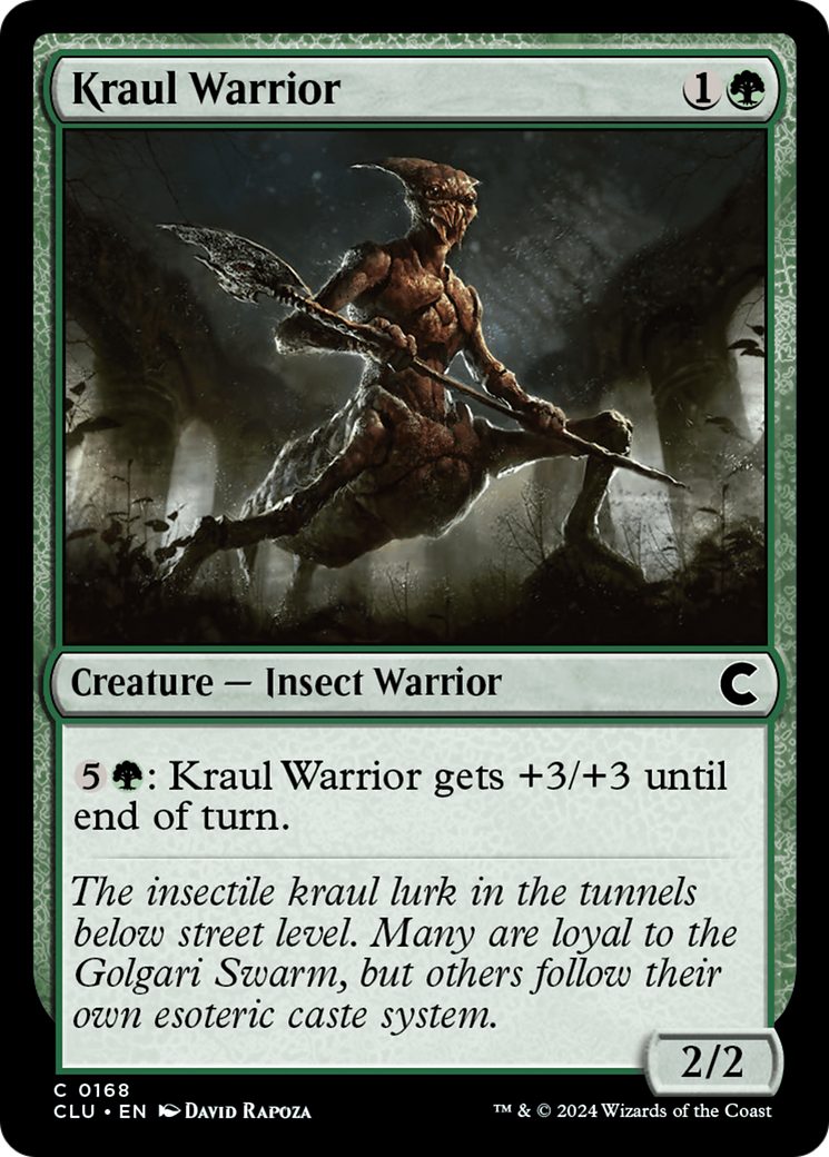 Kraul Warrior (CLU-168) - Ravnica: Clue Edition - Premium MTG Single from Wizards of the Coast - Just $0.25! Shop now at Game Crave Tournament Store