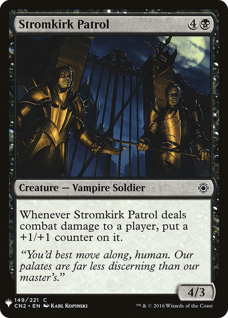 Stromkirk Patrol (MB1-784) - Mystery Booster