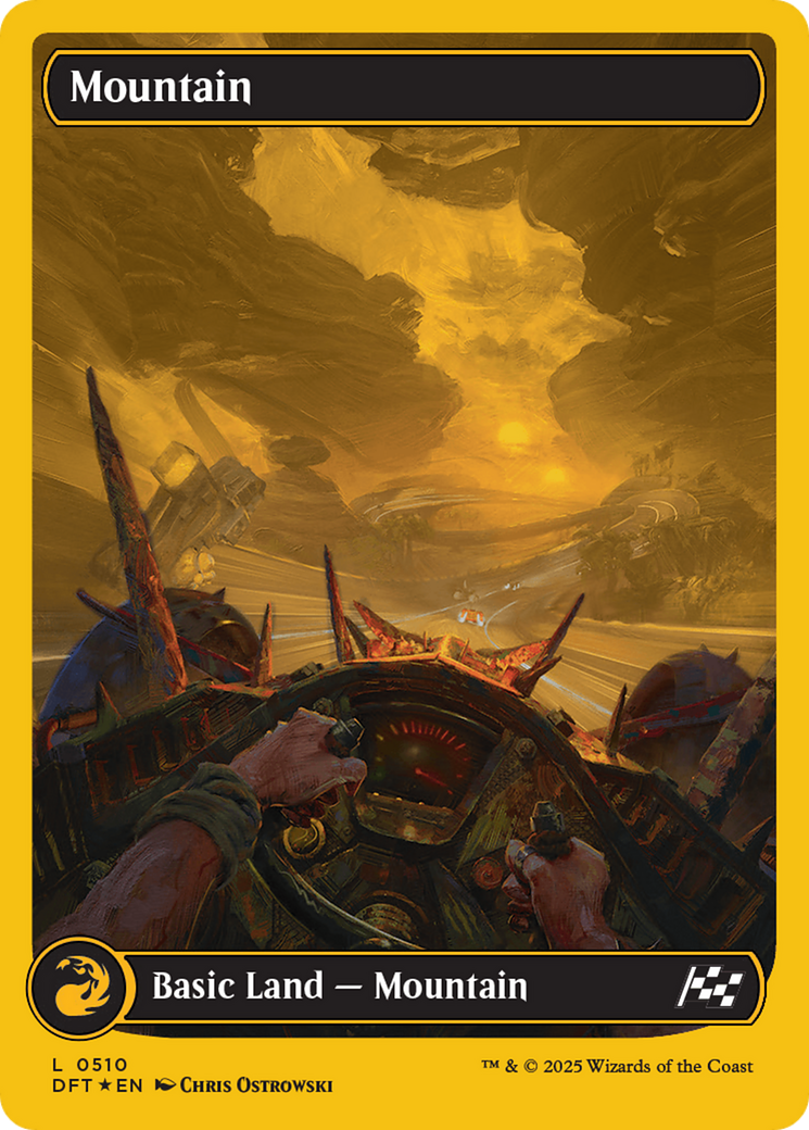 Mountain (0510) (First-Place Foil) (DFT-510) - Aetherdrift Foil - Premium MTG Single from Wizards of the Coast - Just $0.22! Shop now at Game Crave Tournament Store