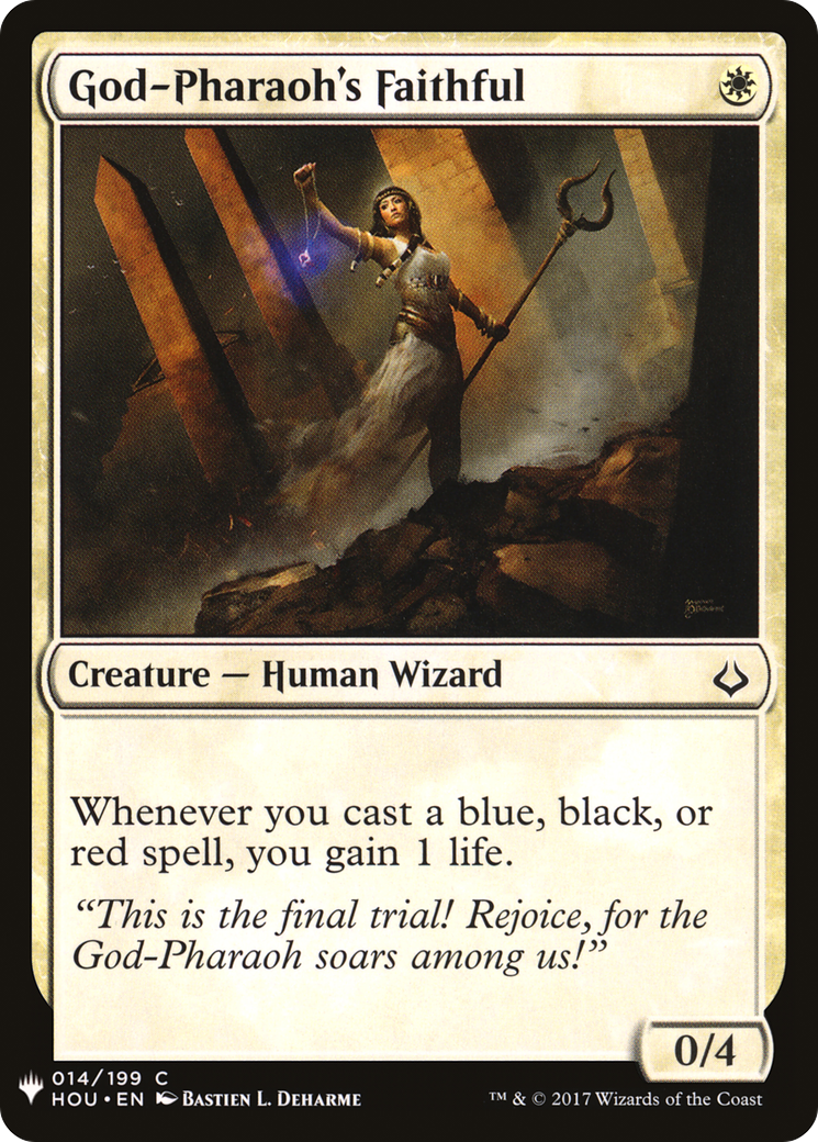 God-Pharaoh's Faithful (MB1-124) - Mystery Booster
