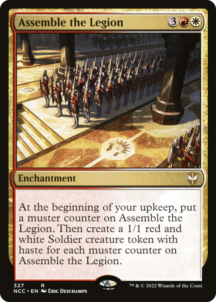 Assemble the Legion (NCC-327) - New Capenna Commander - Premium MTG Single from Wizards of the Coast - Just $0.08! Shop now at Game Crave Tournament Store
