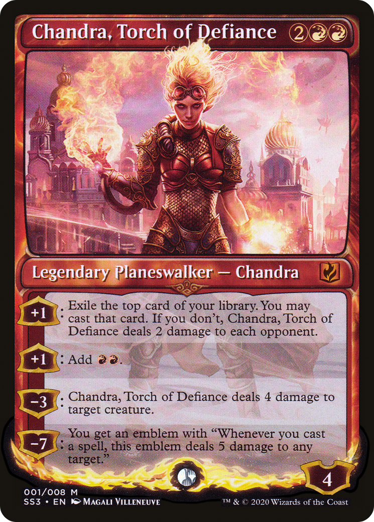Chandra, Torch of Defiance (SS3-001) - Signature Spellbook: Chandra