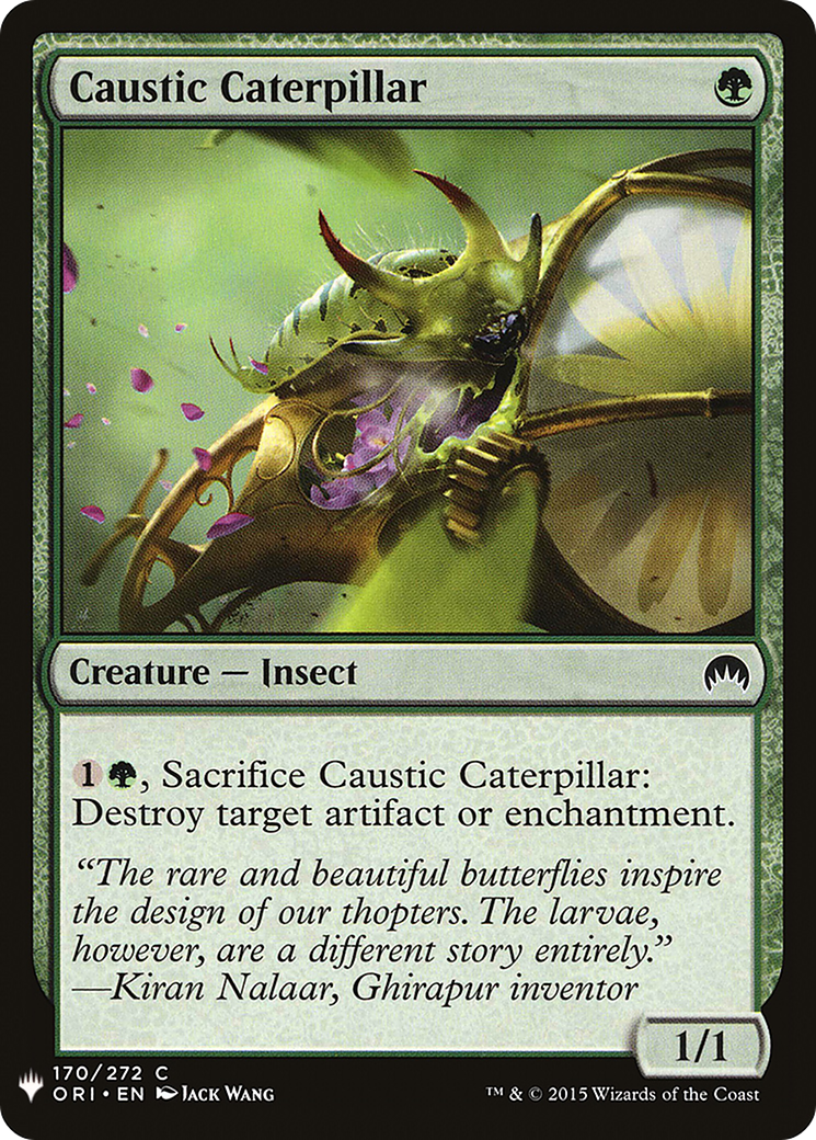 Caustic Caterpillar (MB1-1157) - Mystery Booster
