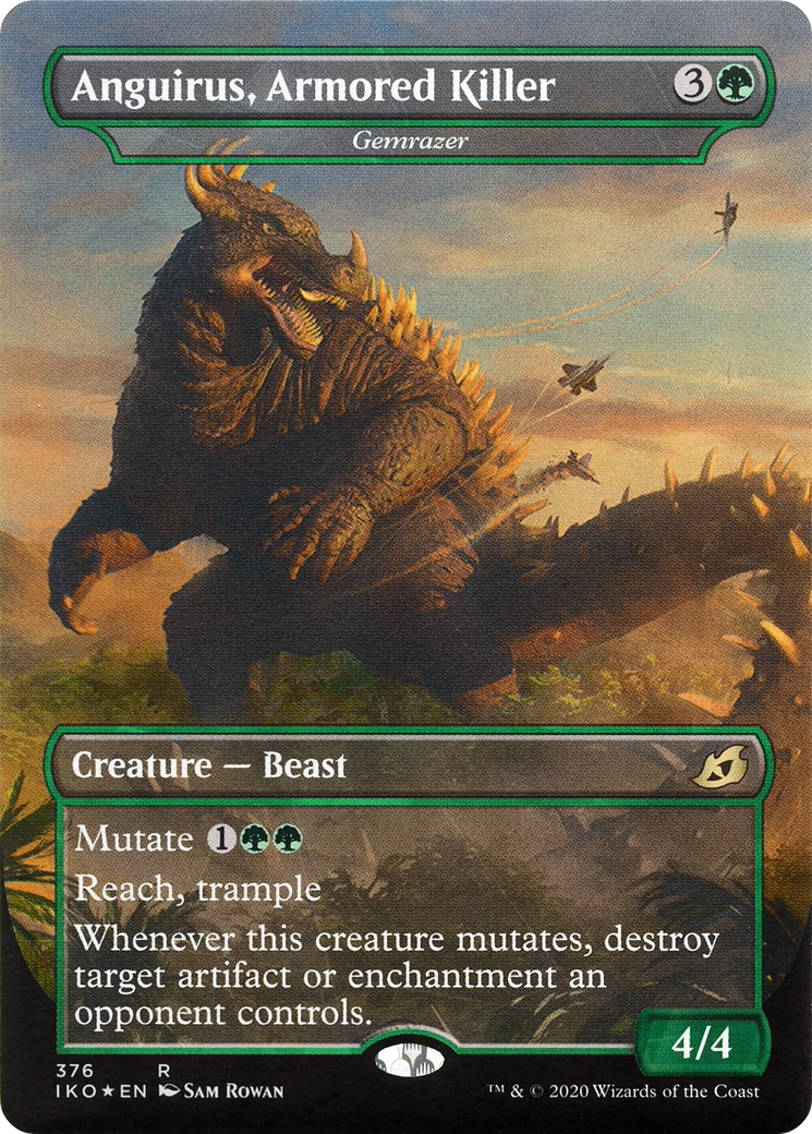 Gemrazer (IKO-376) - Ikoria: Lair of Behemoths / Anguirus, Armored Killer (Borderless)