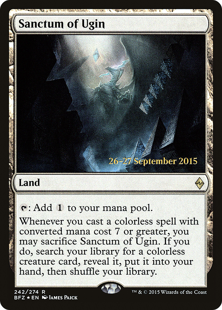 Sanctum of Ugin (PBFZ-242S) - Battle for Zendikar Promos Foil