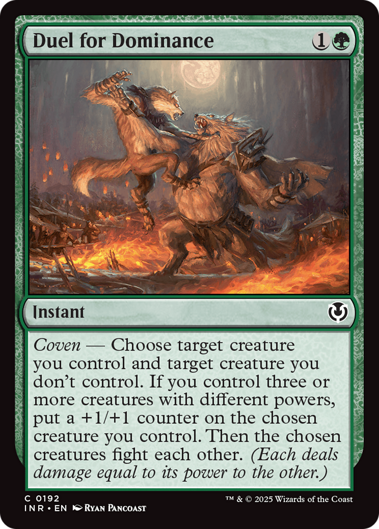Duel for Dominance (-192) - Innistrad Remastered - Premium MTG Single from Wizards of the Coast - Just $0.25! Shop now at Game Crave Tournament Store