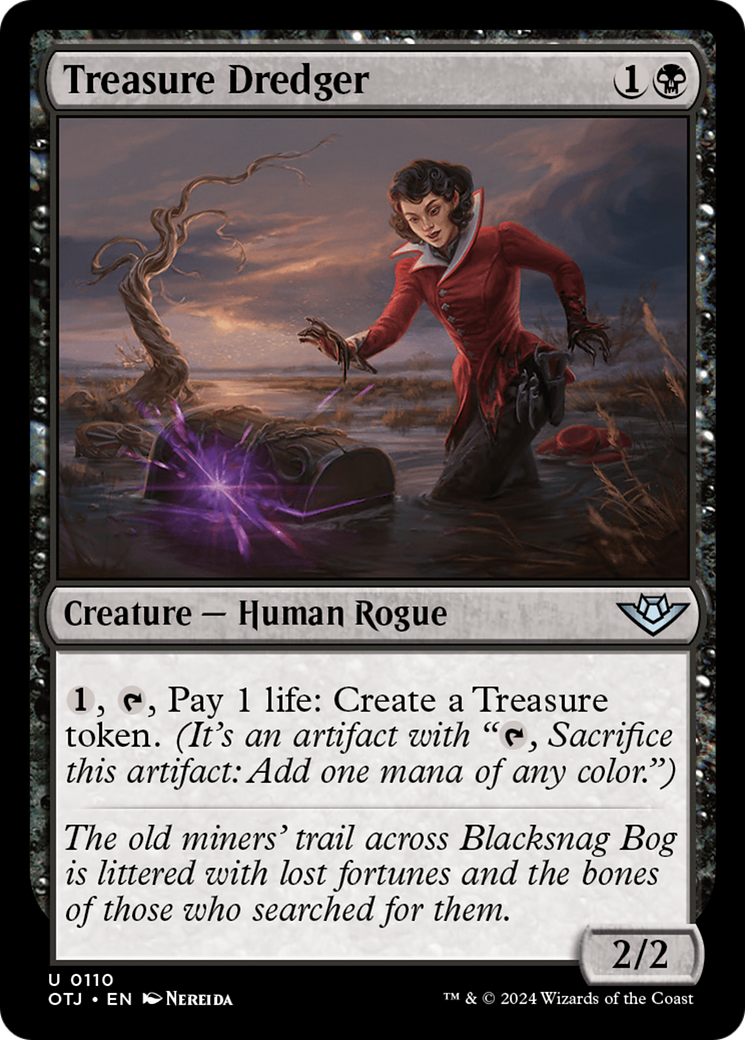 Treasure Dredger (OTJ-110) - Outlaws of Thunder Junction Foil - Premium MTG Single from Wizards of the Coast - Just $0.25! Shop now at Game Crave Tournament Store