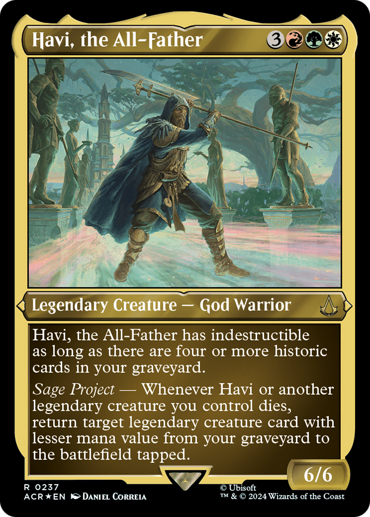 Havi, the All-Father (ACR-237) - Assassin's Creed Etched Foil - Premium MTG Single from Wizards of the Coast - Just $0.53! Shop now at Game Crave Tournament Store
