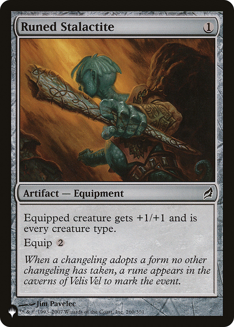 Runed Stalactite (PLIST-345) - The List