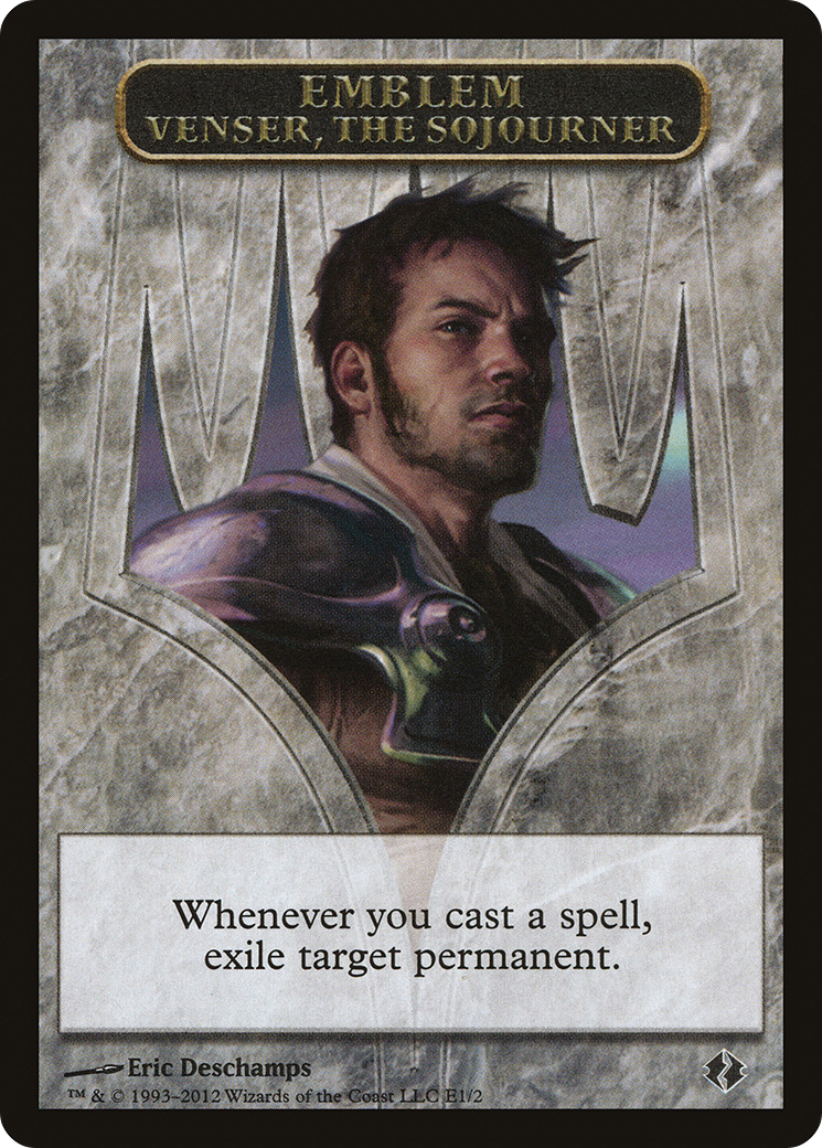Venser, the Sojourner Emblem (TDDI-001) - Duel Decks: Venser vs. Koth Tokens