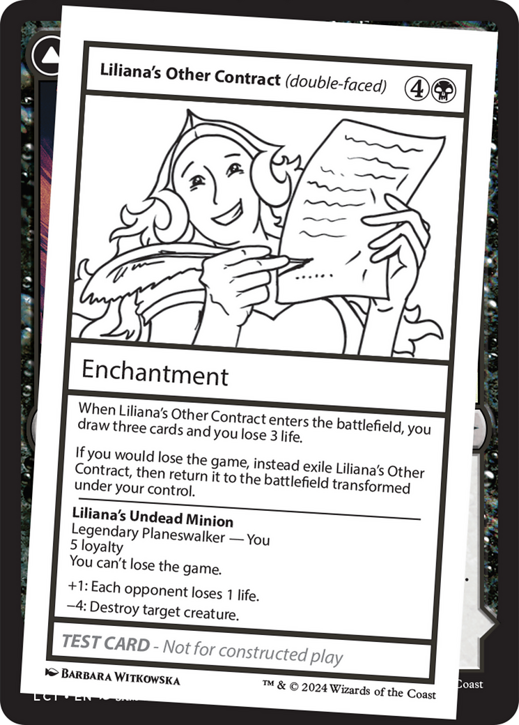 Liliana's Other Contract // Liliana's Undead Minion (MB2-312) - Mystery Booster 2 - Premium MTG Single from Wizards of the Coast - Just $0.34! Shop now at Game Crave Tournament Store