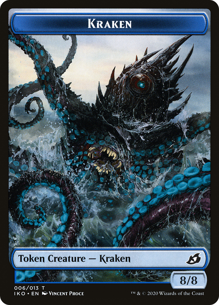 Kraken (TIKO-006) - Ikoria: Lair of Behemoths Tokens
