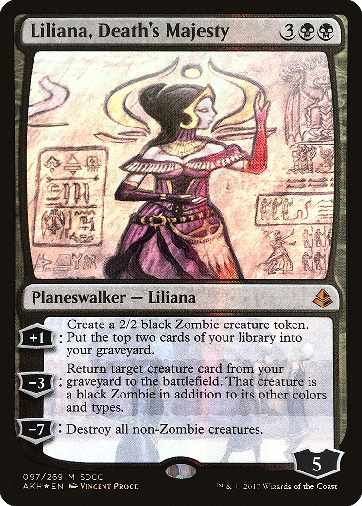 Liliana, Death's Majesty (PS17-097) - San Diego Comic-Con 2017 Foil