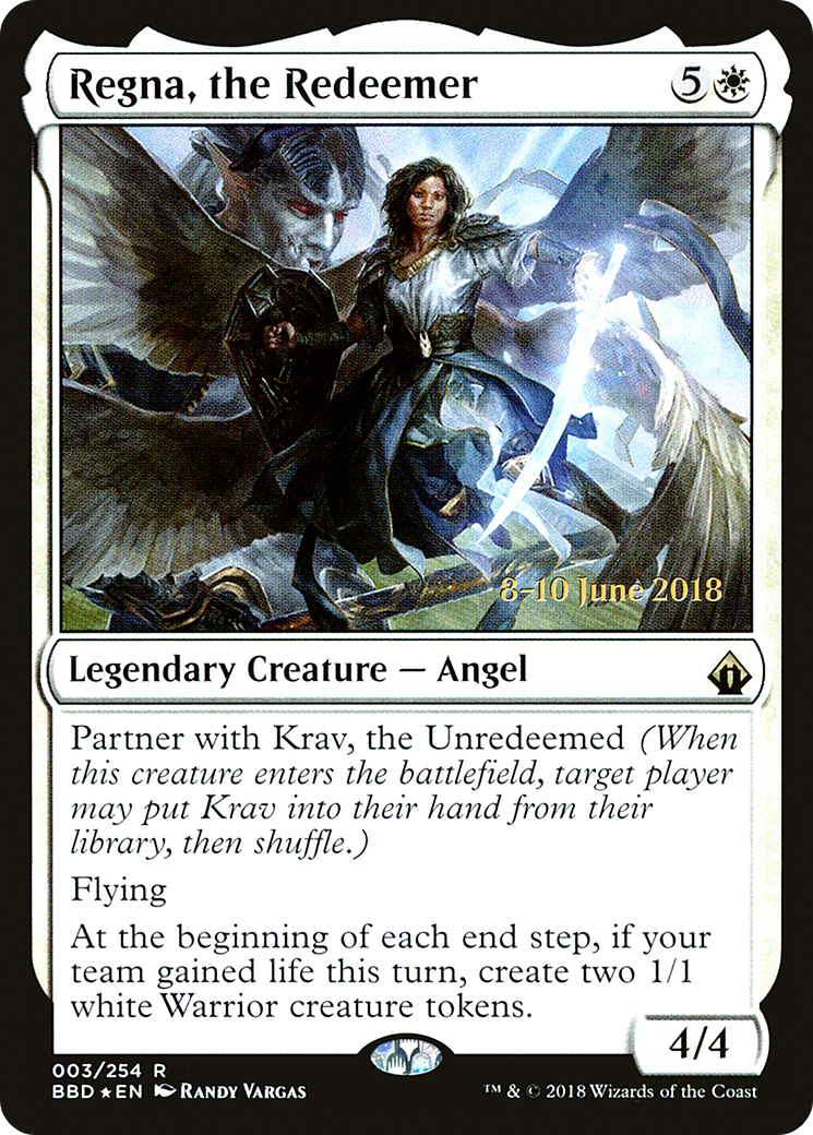 Regna, the Redeemer (PBBD-03S) - Battlebond Promos Foil