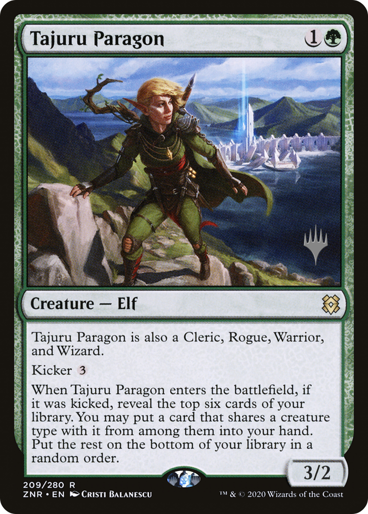 Tajuru Paragon (PZNR-209P) - Zendikar Rising Promos