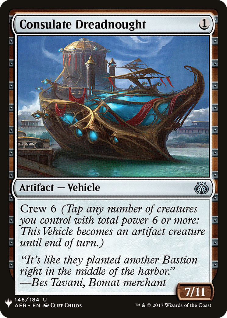 Consulate Dreadnought (MB1-1563) - Mystery Booster