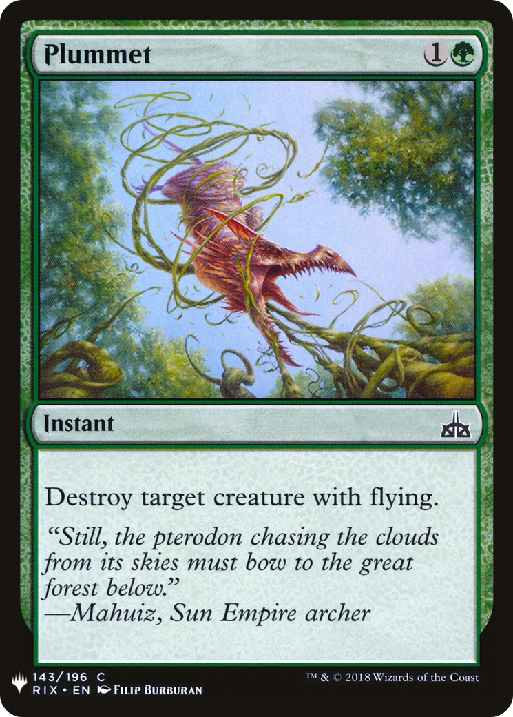 Plummet (MB1-1295) - Mystery Booster