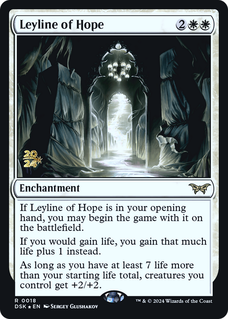 Leyline of Hope (PDSK-18S) - Duskmourn: House of Horror Promos Foil - Premium MTG Single from Wizards of the Coast - Just $1! Shop now at Game Crave Tournament Store