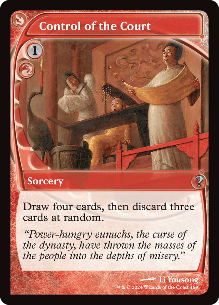 Control of the Court (MB2-189) - Mystery Booster 2 - Premium MTG Single from Wizards of the Coast - Just $0.70! Shop now at Game Crave Tournament Store