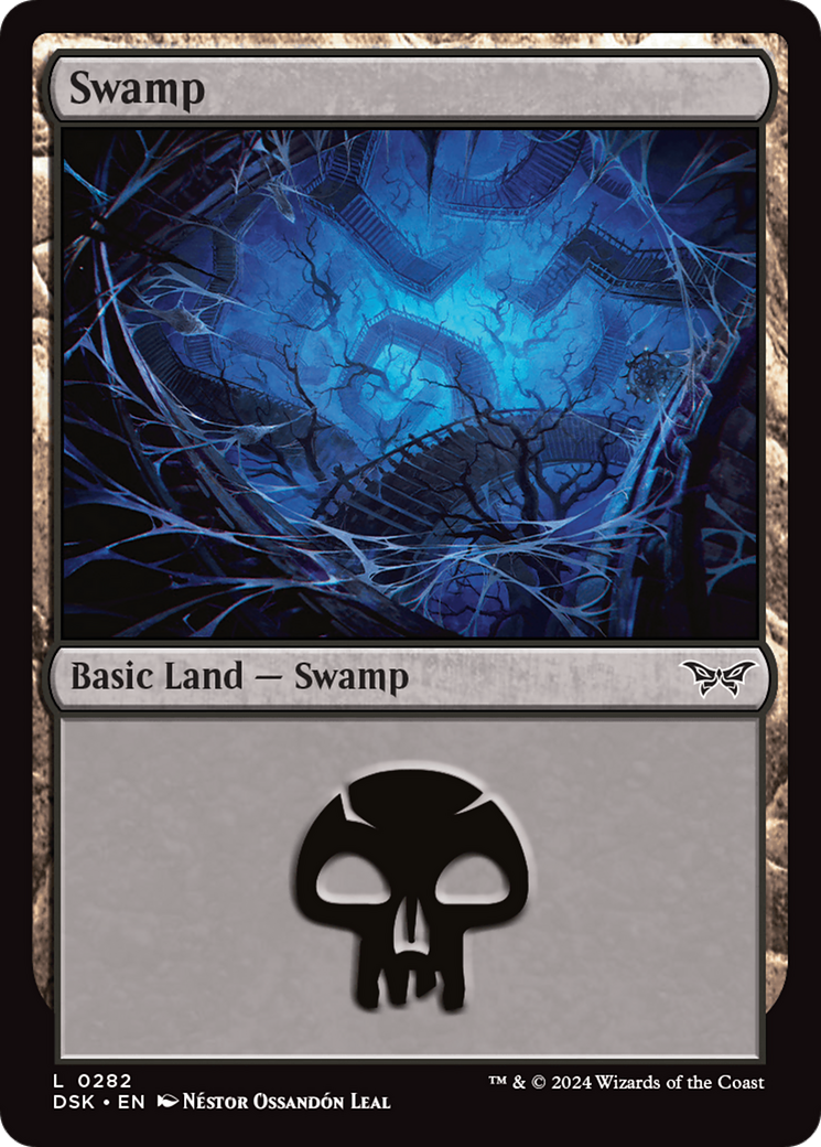 Swamp (DSK-282) - Duskmourn: House of Horror - Premium MTG Single from Wizards of the Coast - Just $0.25! Shop now at Game Crave Tournament Store