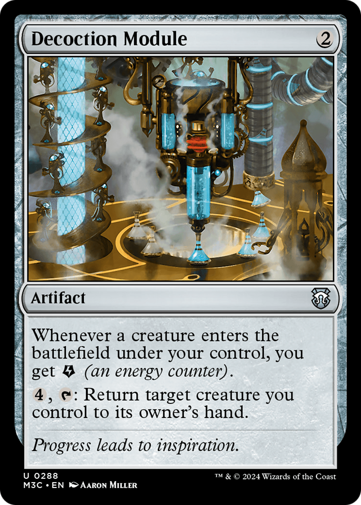 Decoction Module (M3C-288) - Modern Horizons 3 Commander Foil - Premium MTG Single from Wizards of the Coast - Just $0.25! Shop now at Game Crave Tournament Store