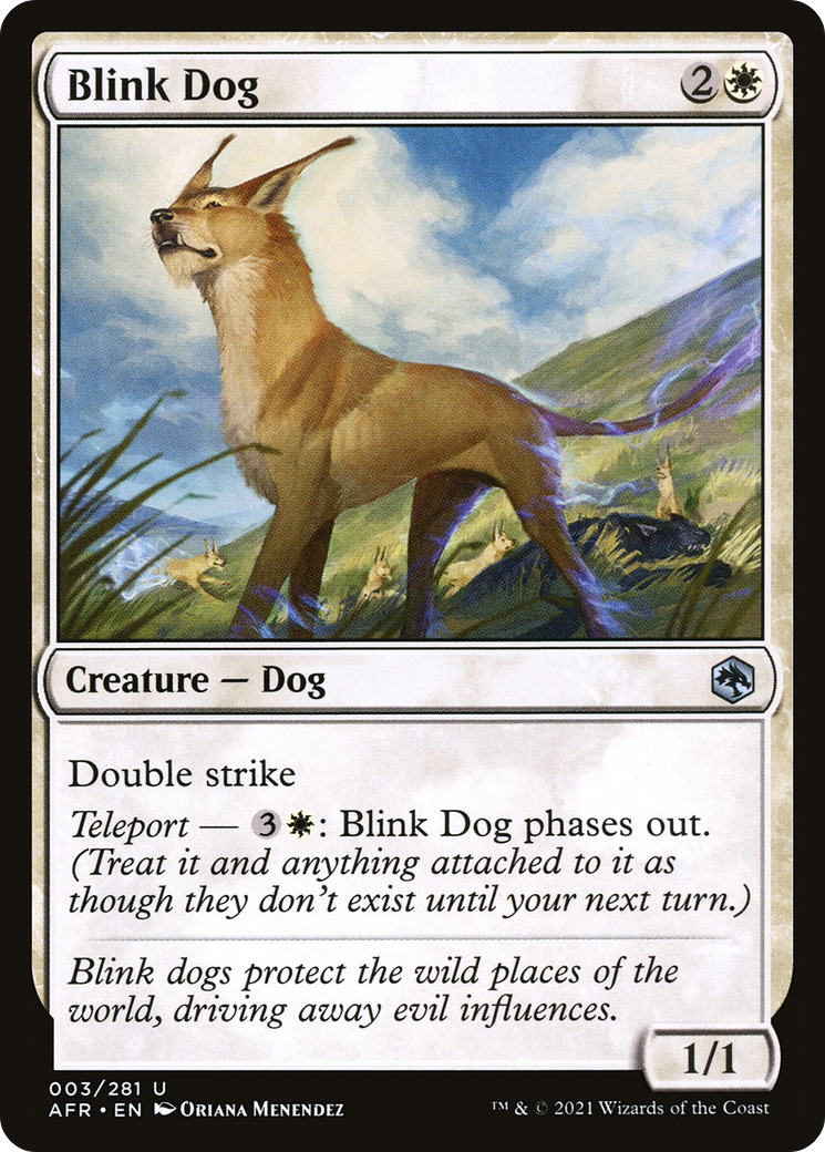 Blink Dog (AFR-003) - Adventures in the Forgotten Realms