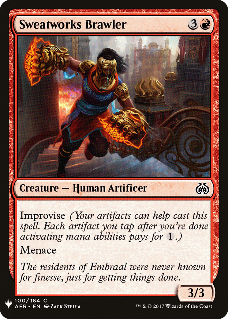 Sweatworks Brawler (MB1-1076) - Mystery Booster