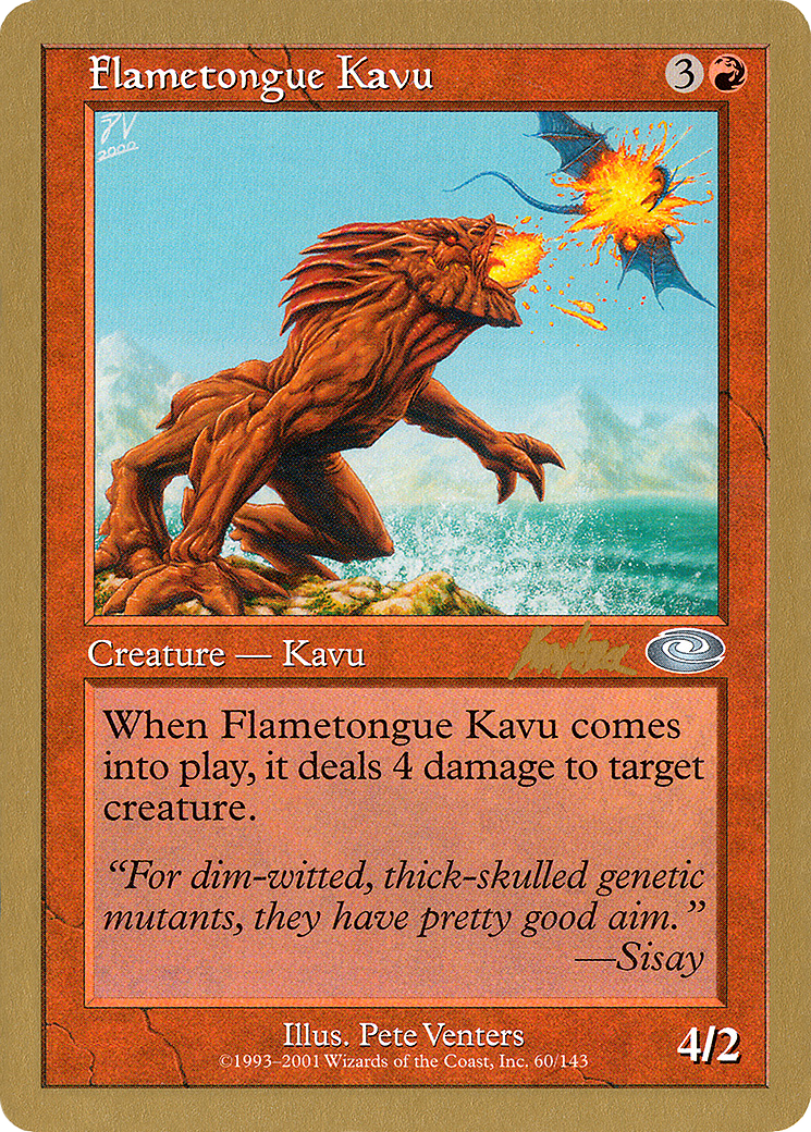 Flametongue Kavu (WC02-BK60) - World Championship Decks 2002