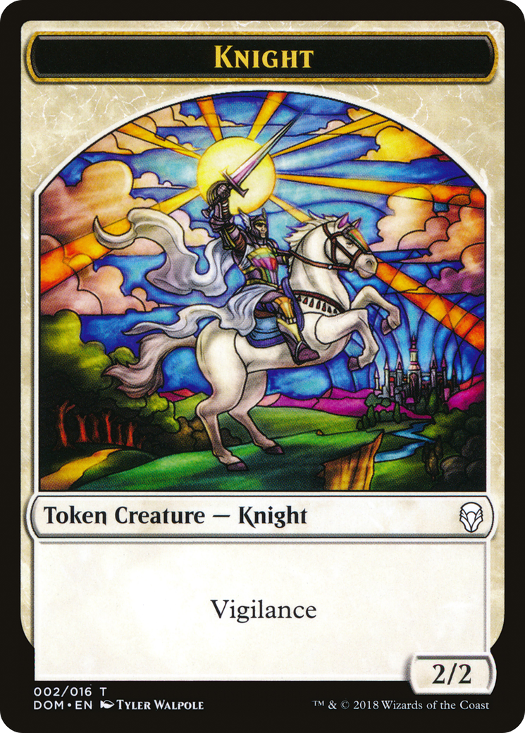 Knight (TDOM-002) - Dominaria Tokens