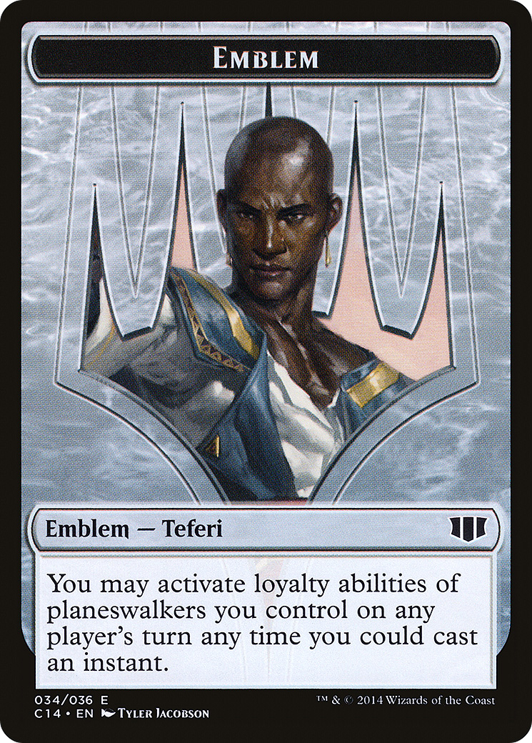 Teferi, Temporal Archmage Emblem (TC14-034) - Commander 2014 Tokens