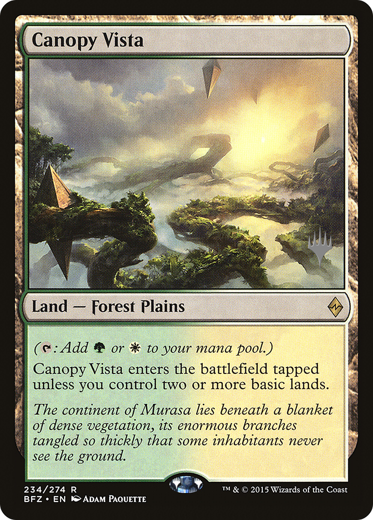 Canopy Vista (PBFZ-234P) - Battle for Zendikar Promos