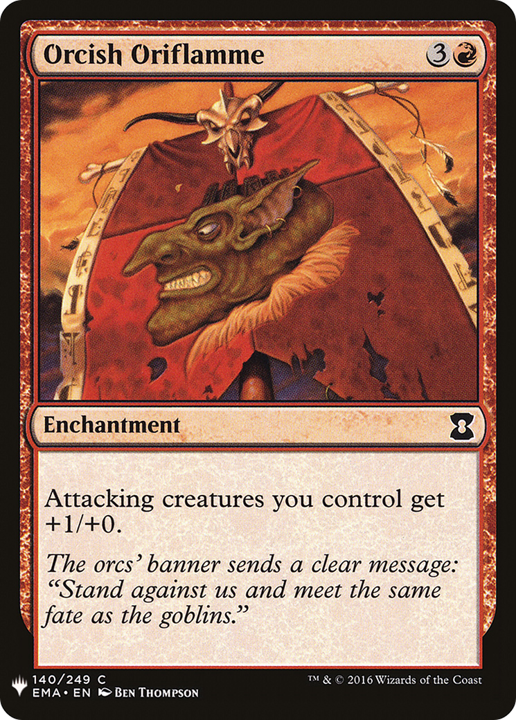 Orcish Oriflamme (MB1-1022) - Mystery Booster