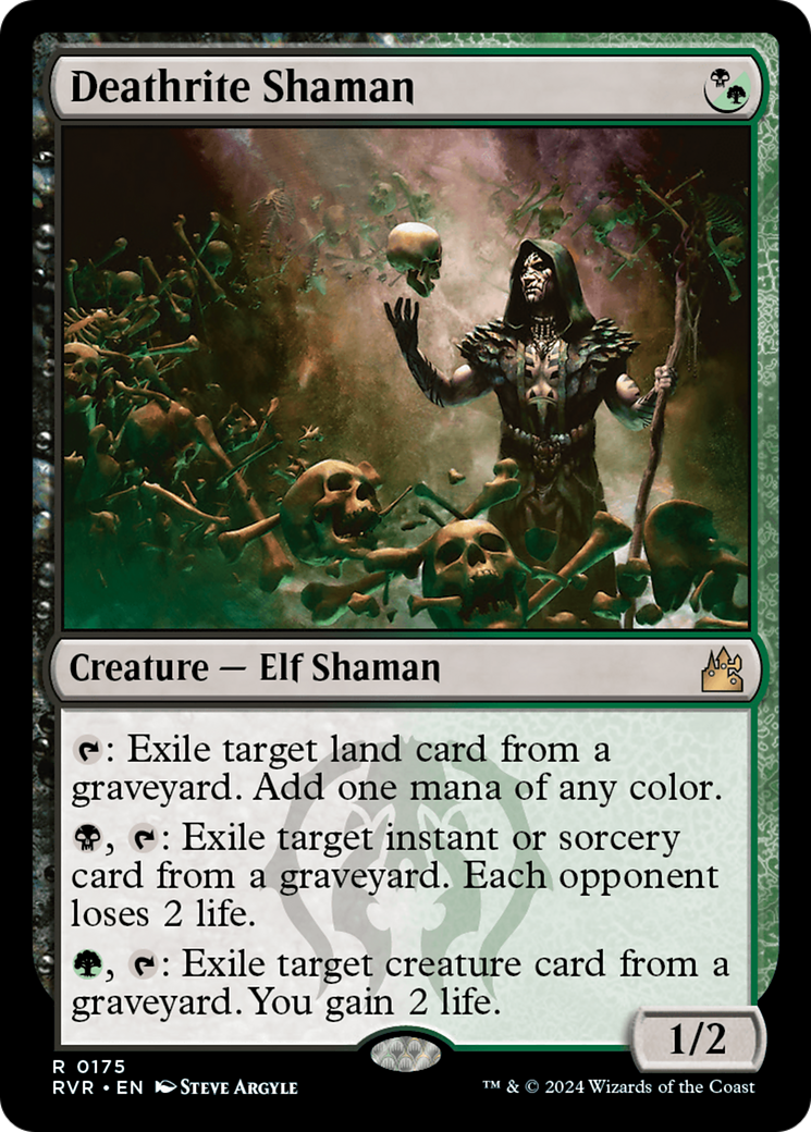 Deathrite Shaman (RVR-175) - Ravnica Remastered - Premium MTG Single from Wizards of the Coast - Just $7.66! Shop now at Game Crave Tournament Store